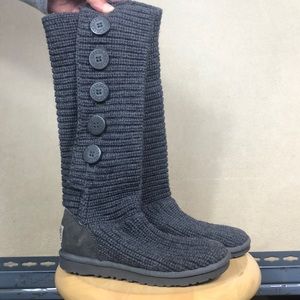 UGG‎ Australia Classic Cardy 5-Button Up Winter Knit Boots Women’s size 6
